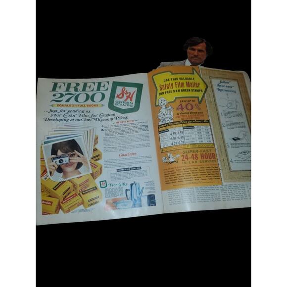 Sat Evening Post Magazines lot of 2 Television Issue Vintage Retro Print Ads - Picture 5 of 6